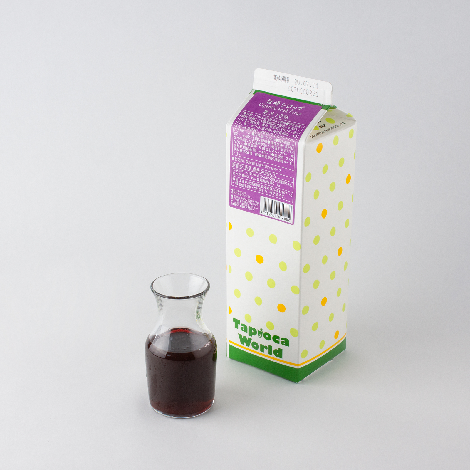 巨峰シロップ(1000ml×1本) | タピオカの事ならタピオカワールド